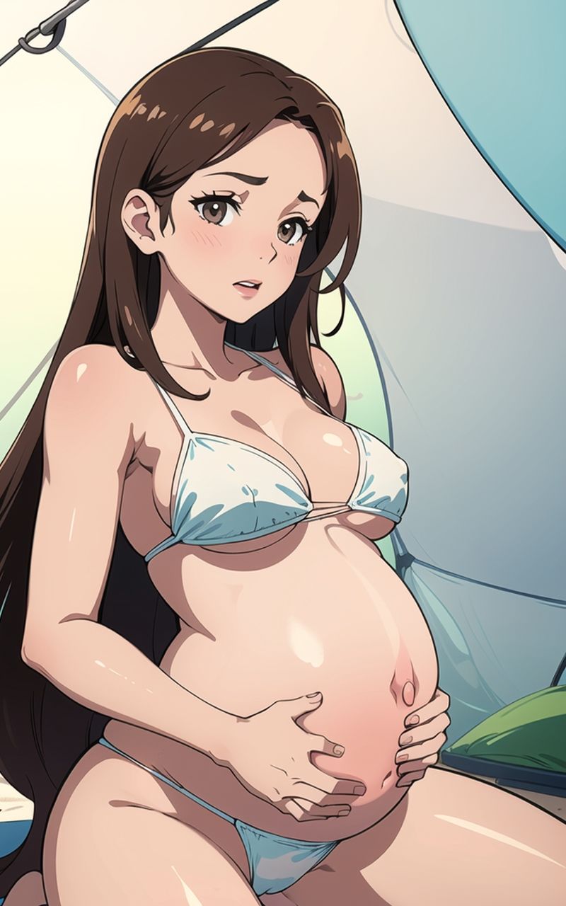【NTR】臨月妊婦ナンパ〜ビーチで寝取る！〜_8