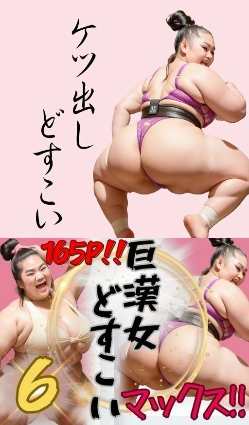 AI巨漢女どすこいMAX！！第6弾！！ 165ページ 日本人 ぽっちゃり 戦士 レスラー 巨乳 デブ 超乳 ガチムチ 女力士 柔道 空手 格闘家 相撲 相撲取り 巨漢女 巨人 でかい big むちむち アスリート ごっつあんです AI生成 アダルト無し CG えろ無し_4