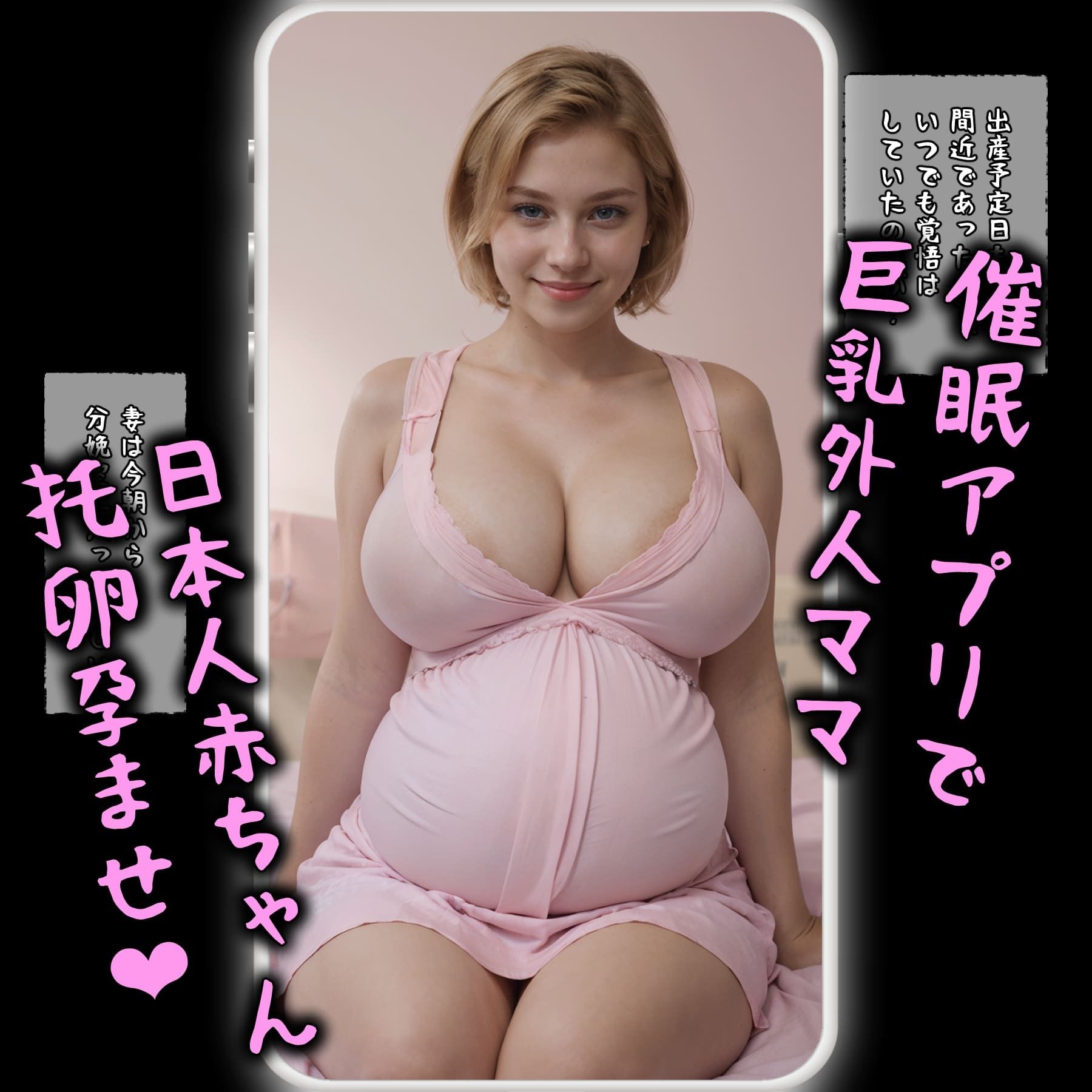 催●アプリで巨乳外人ママ、日本人赤ちゃん托卵孕ませ_10