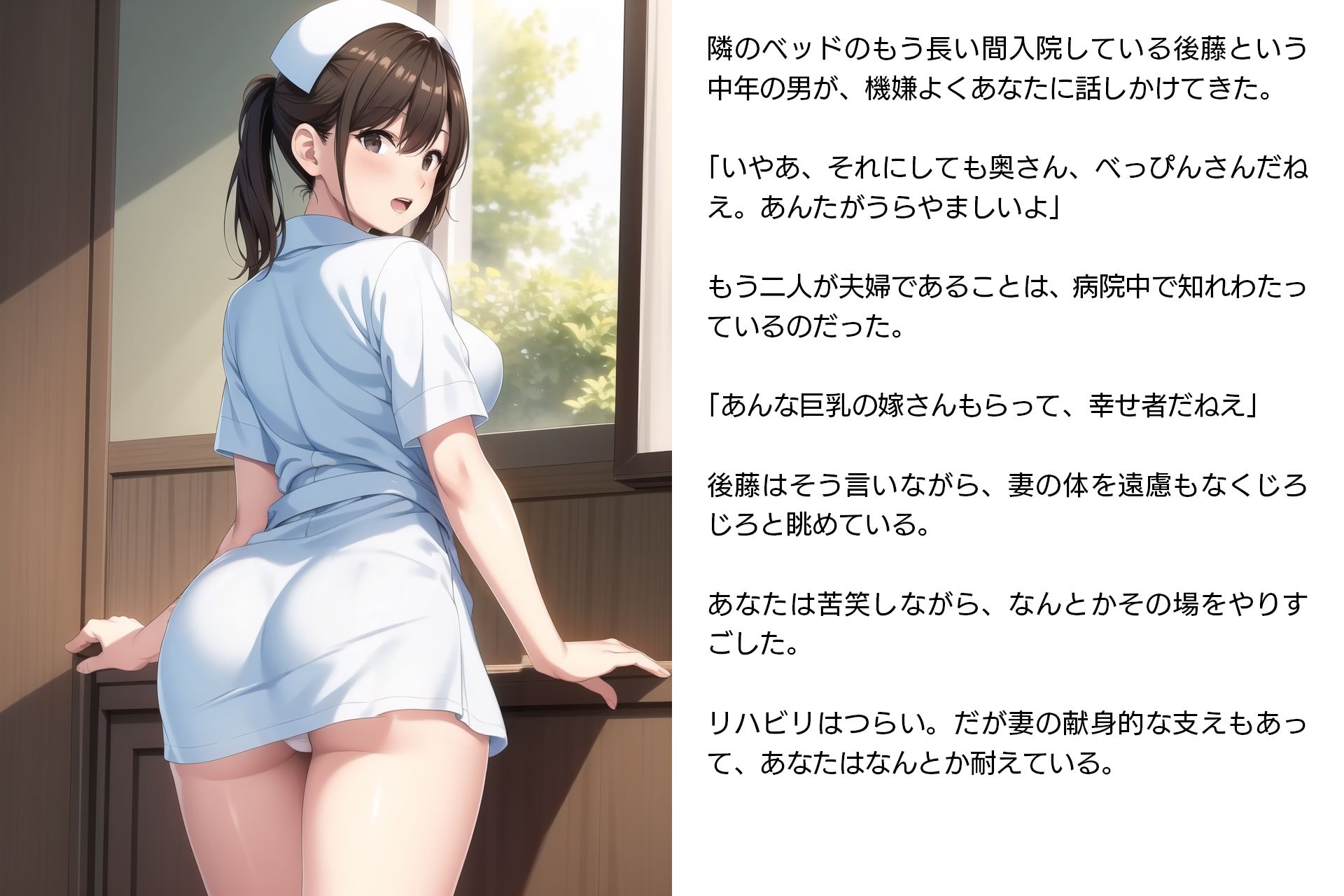 ネトラレ看護師妻・美保〜妻は病院のアイドルだった（性的な意味で）（CGノベル/NTR）_5