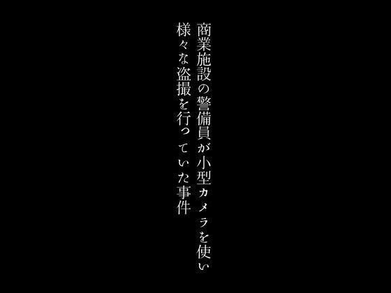 商業施設の警備員が小型カメラを使い様々な盗撮を行っていた事件_1