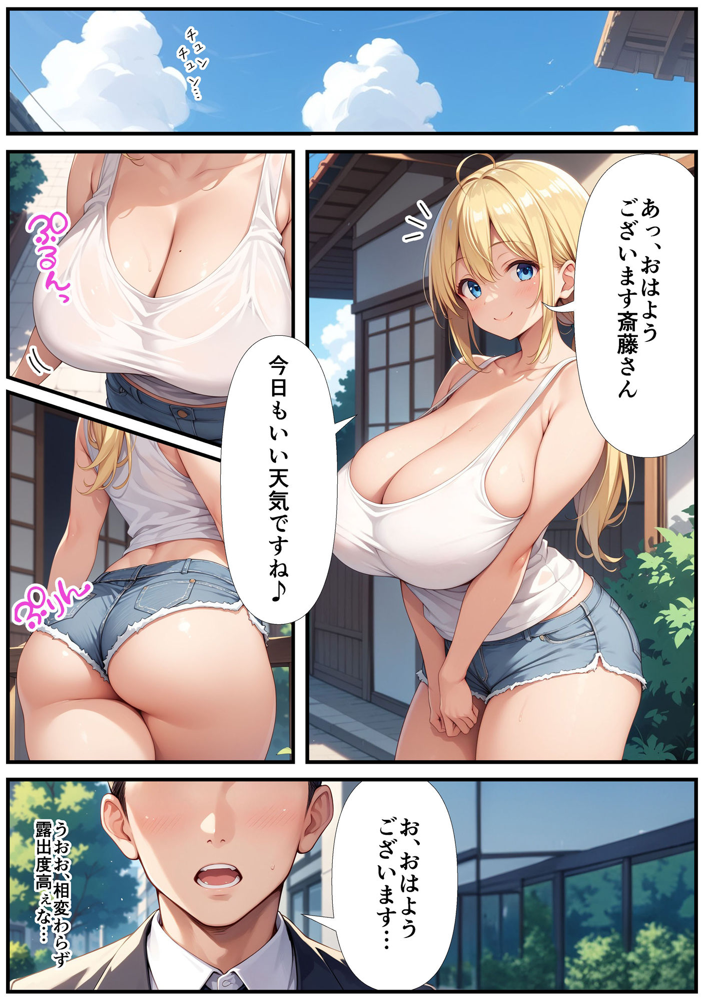 隣の巨乳人妻_2