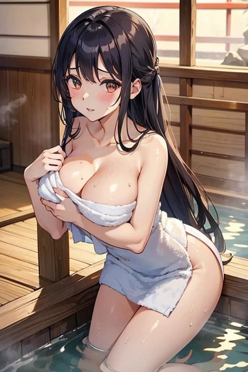 銭湯にはいってる爆乳お姉さん達_1