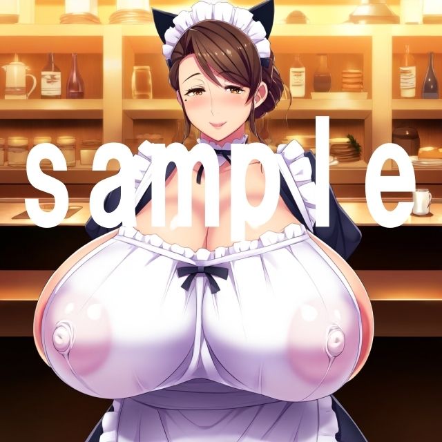 爆乳ネコ耳人妻メイド_1