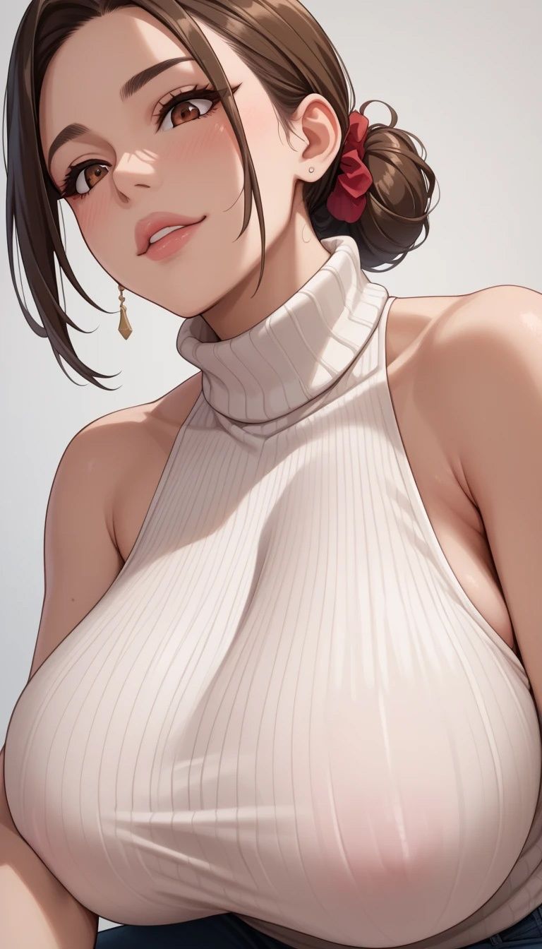 巨乳美女【妄想イラスト美女図鑑vol.148】_5