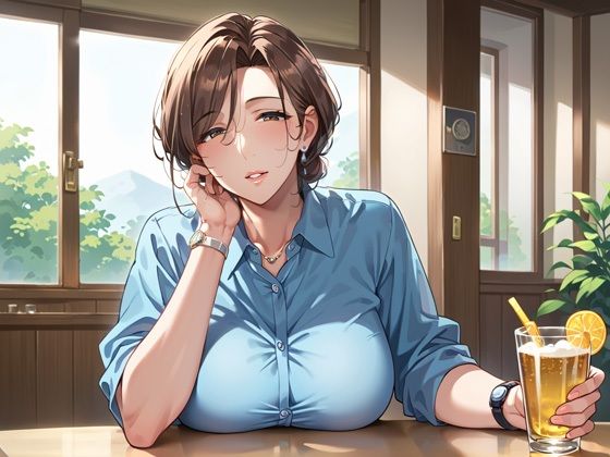 爆乳上司が唾液いっぱいの口で僕のアソコを舐め回してくる_2