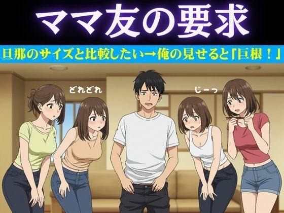 豊満なママ友5人に囲まれて自宅でタコパ!旦那のチンチンのサイズの話になり・・・仕方なく俺の巨根を見せてやった