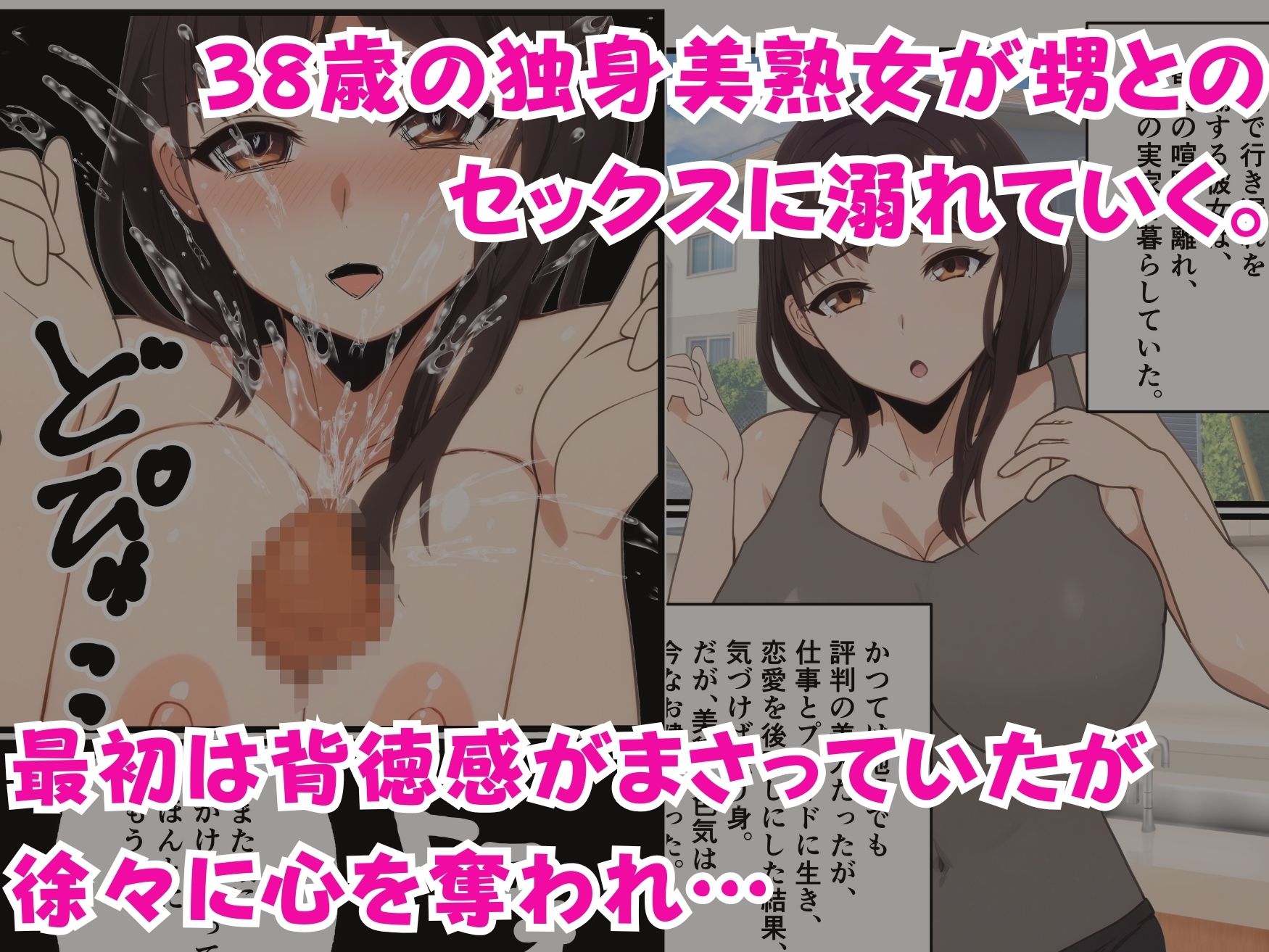 行き遅れ叔母さんが甥の懇願セックスに渋々応じたら_1