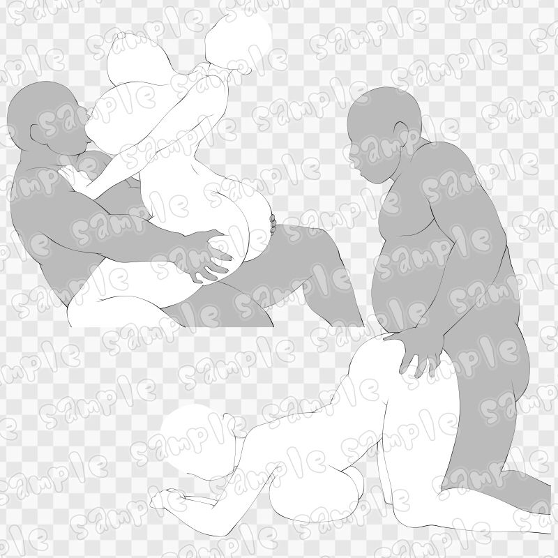線画素材集［手］30_1