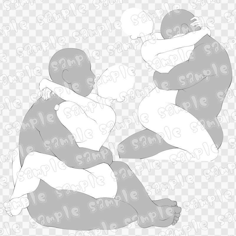 線画素材集［手］32_1