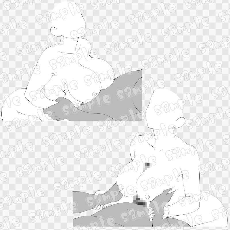 線画素材集［手］46_1
