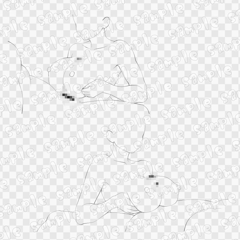 線画素材集［手］47_3