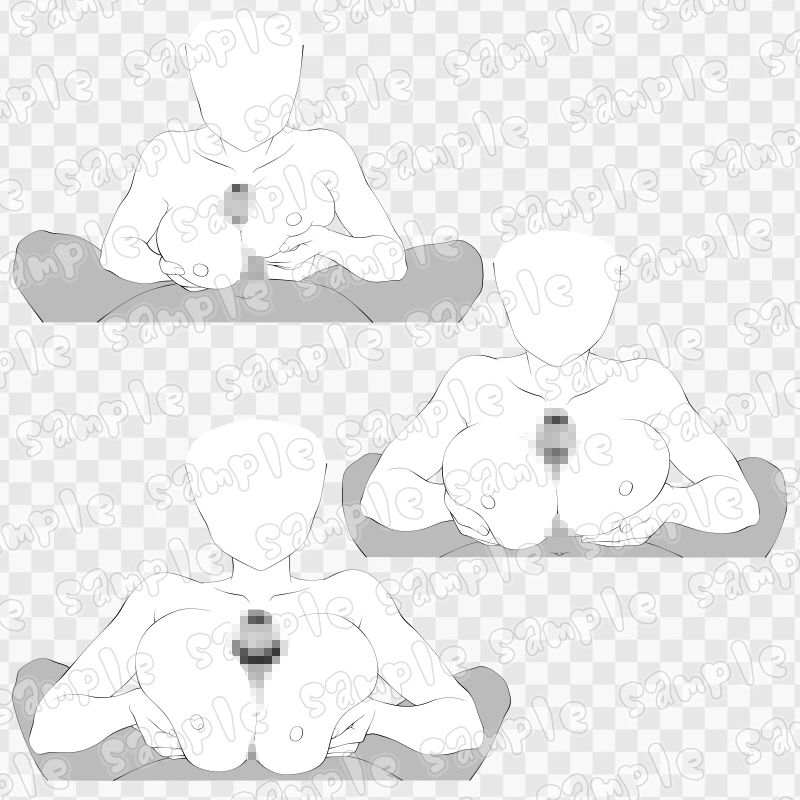 線画素材集［手］49_1