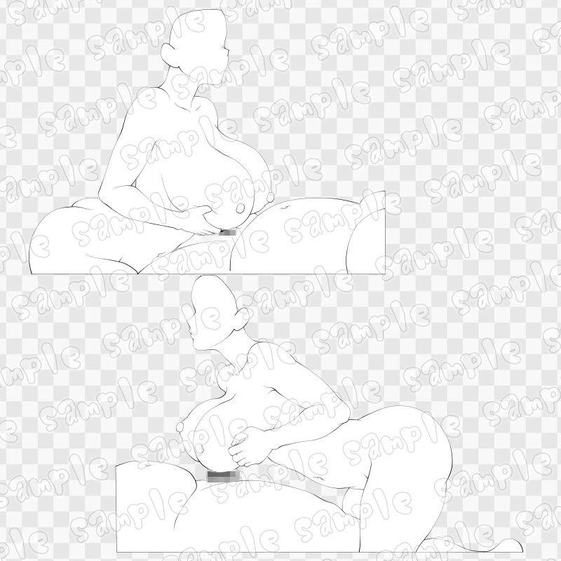 線画素材集［手］51_2