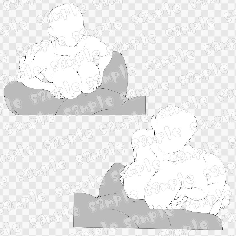 線画素材集［手］53_1