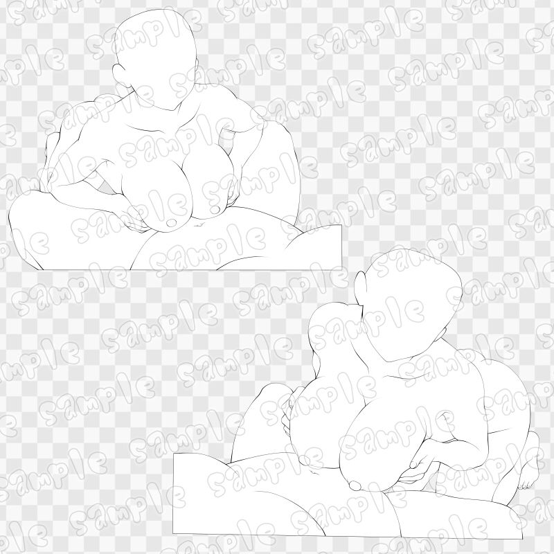 線画素材集［手］53_2