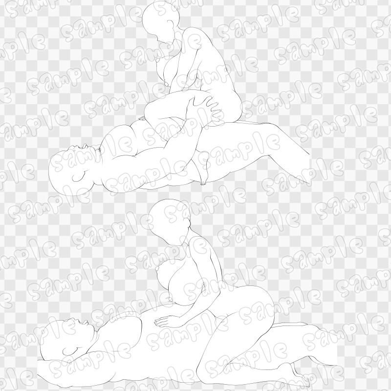 線画素材集［手］60_2