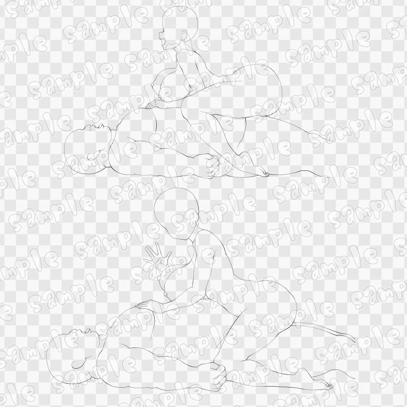 線画素材集［手］61_3