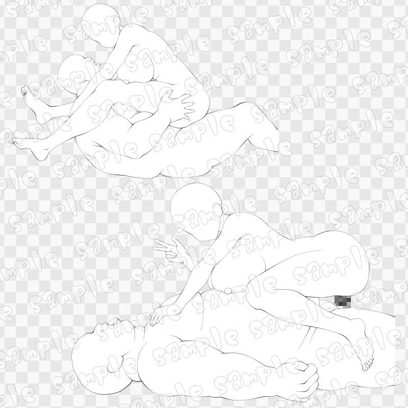 線画素材集［手］62_2