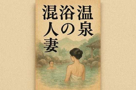 混浴温泉の人妻