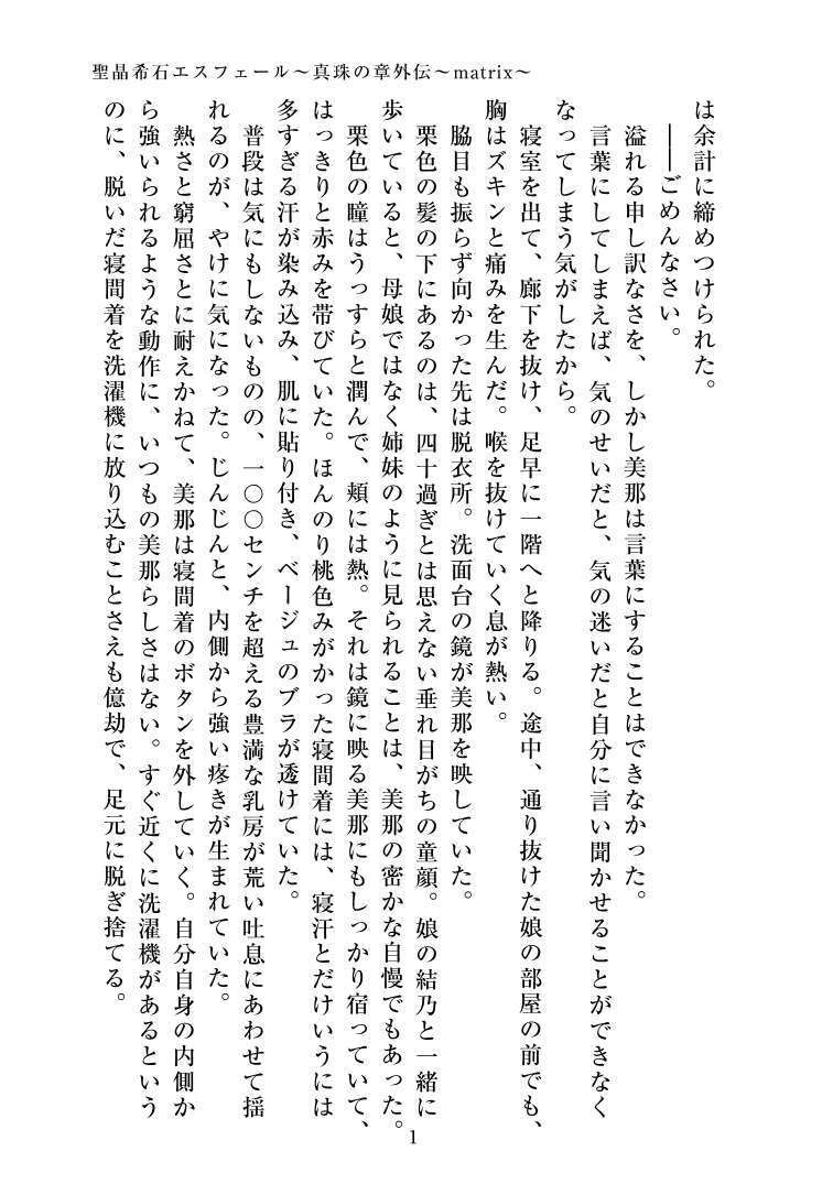 聖晶希石エスフェール〜真珠の章外伝〜matrix〜_2