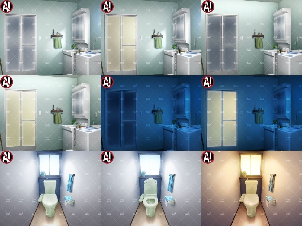 みにくる背景CG素材集『日常編』-水回り02-_4