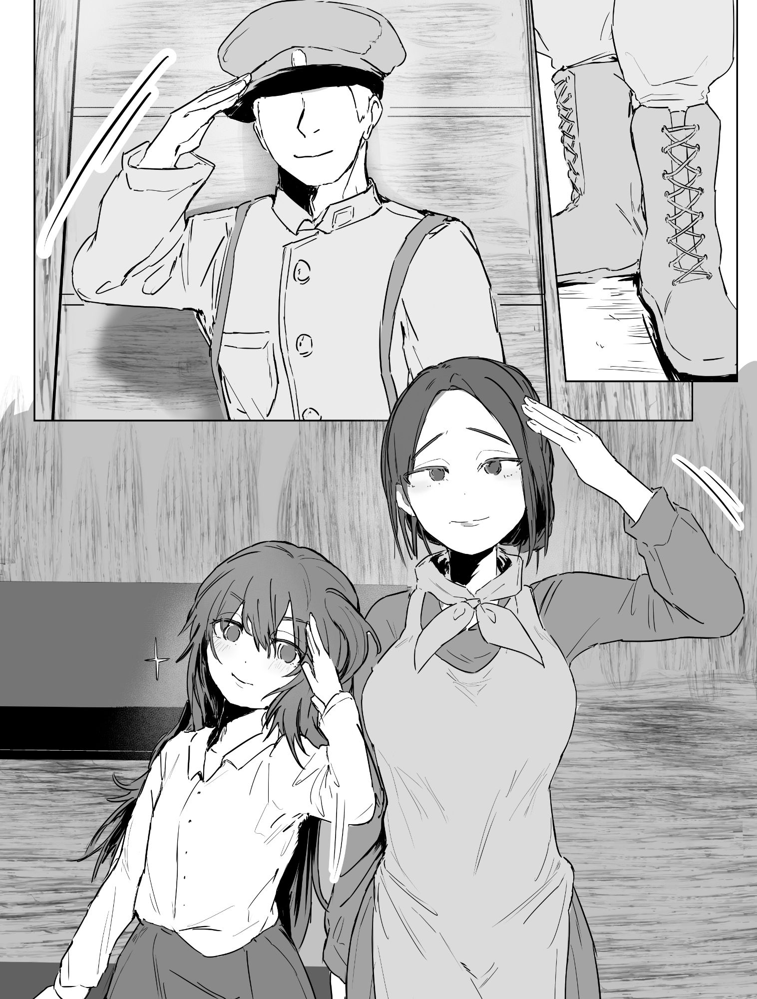 戦時下で妻と娘が略奪凌●レ●プされる話_3